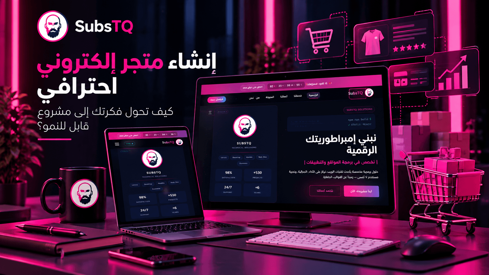 تطوير المواقع الإلكترونية وبناء موقع احترافي للشركات