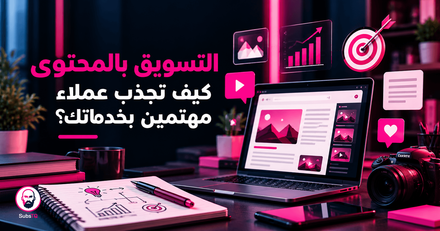 التسويق بالمحتوى لجذب العملاء وبناء استراتيجية رقمية فعالة من SUBSTQ
